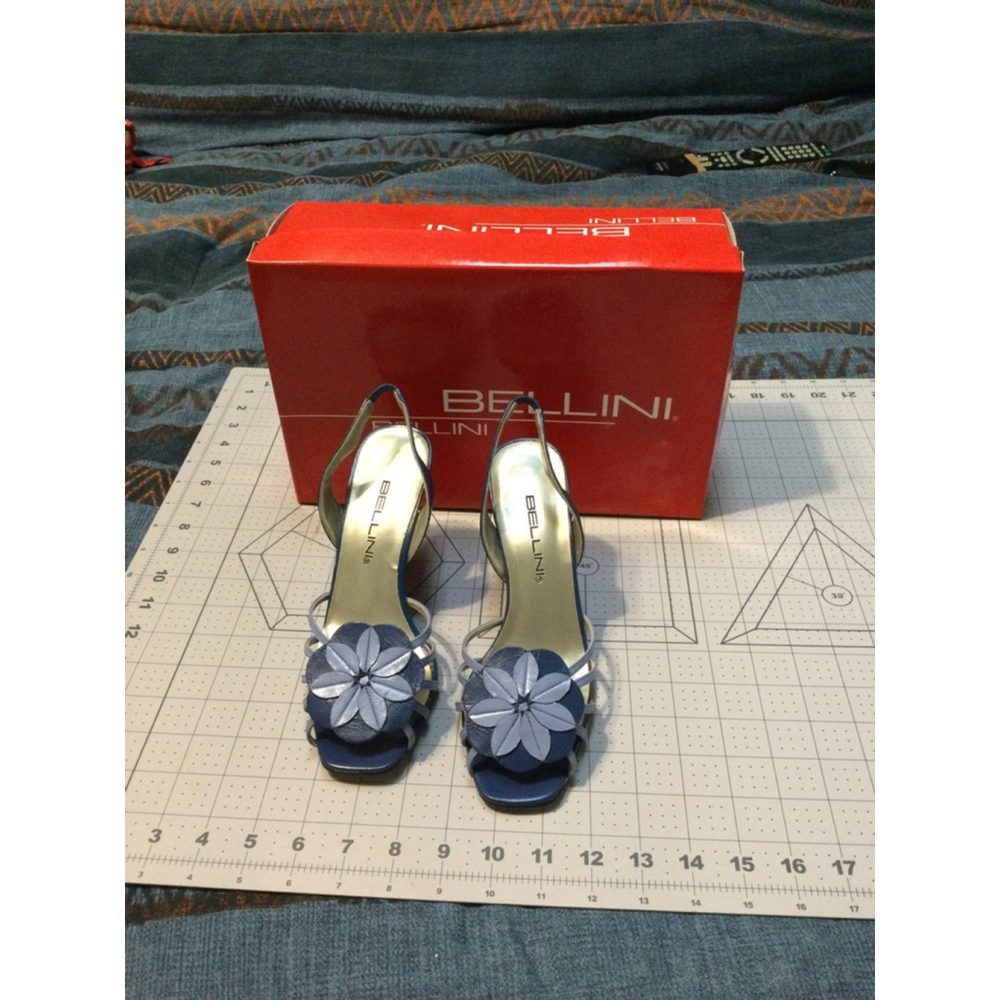 Women's Bellini Blue Wedge Heel Sandals Size 6M